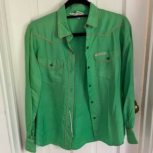 Funky Cowgirl Button Up Blouse